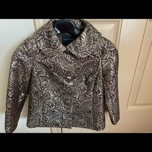 Silk with metallic beautiful Jacket
